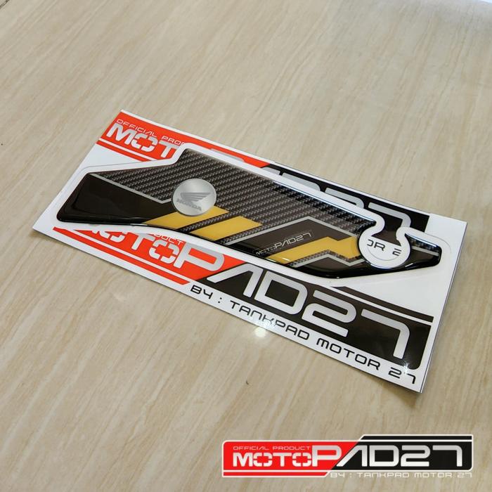 Gambar Sticker Resin Timbul cover CVT Honda ADV 160 Premium - gold dari MOTOFREED undefined Tokopedia