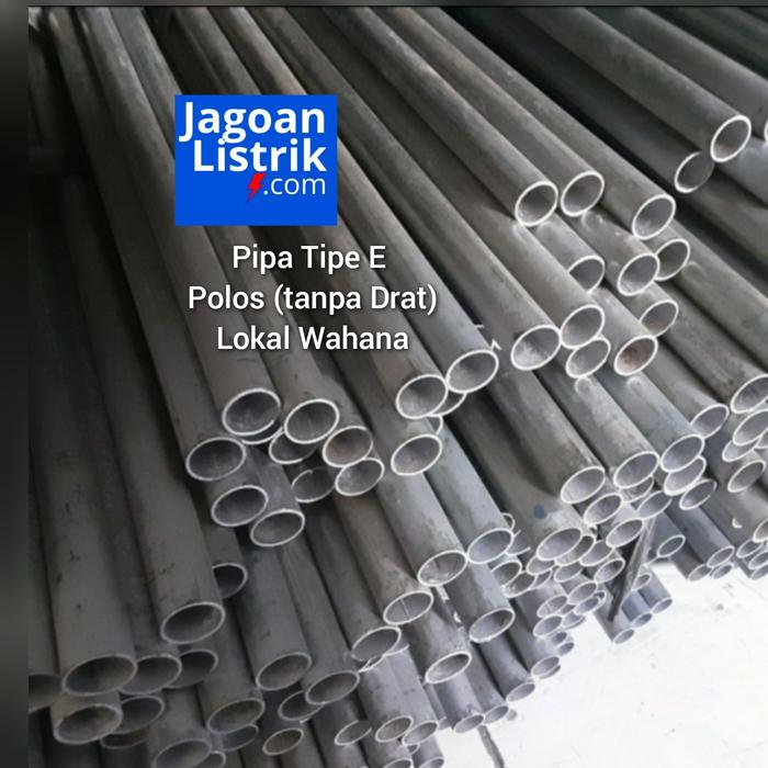 Gambar Pipa Conduit E39 Wahana Steel Pipe Besi E-39 Lokal 1 1/2 inch 1.5" dari Jagoan Listrik undefined Tokopedia