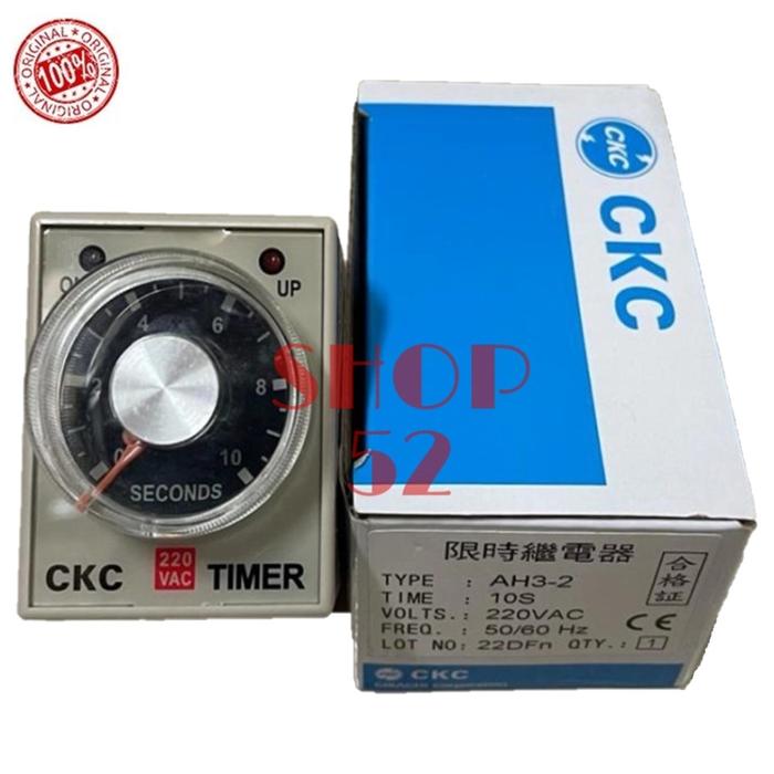 Gambar CKC Timer CIKACHI AH3-2 50 - 60Hz 220VAC 10s 30s 60s - 10S dari Shop 52 Glodok undefined Tokopedia