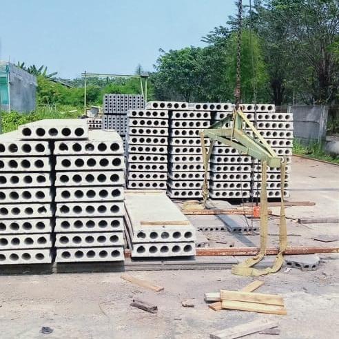 Gambar Hollow Core Slab (panel lantai precast) dari Panel Ringan Beton Precast undefined Tokopedia