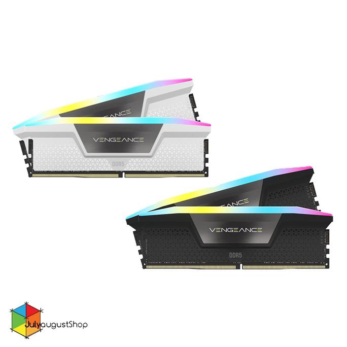 Gambar Corsair Vengeance RGB DDR5 5200MHz 32GB (2x16GB) CL40 - Putih dari Julyaugustshop undefined Tokopedia