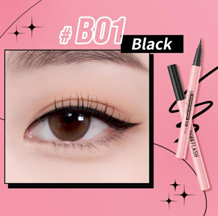 Gambar (BPOM) PINKFLASH Waterproof Easy Eyeliner Black - * B02 ( BROWN ) dari icos_gallery undefined 3 Tokopedia