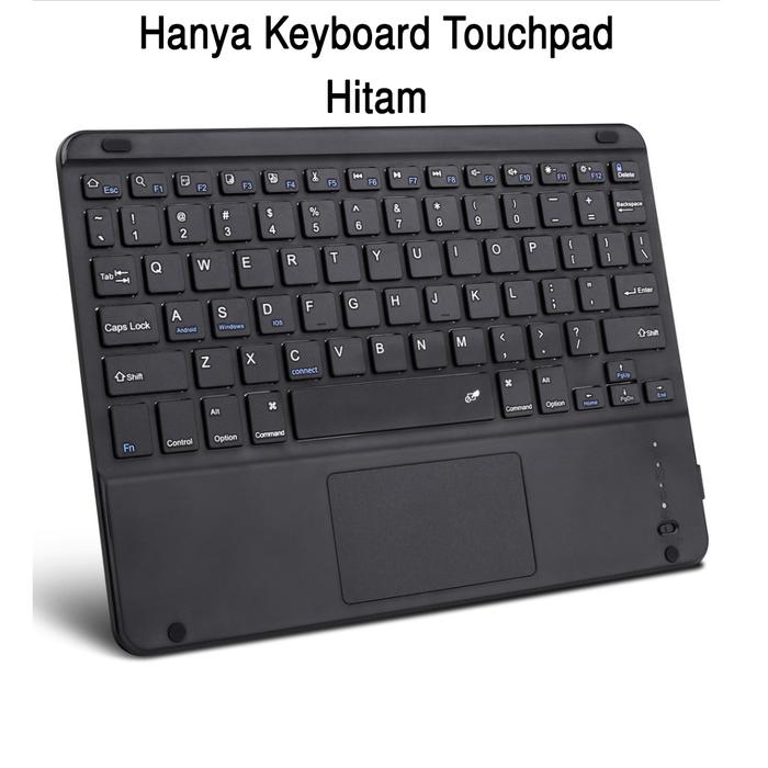 Gambar Wireless Keyboard Touchpad Bluetooth Tab iPad Android Mac Windows hp I - Hitam, Hanya Keyboard dari originalnew undefined Tokopedia