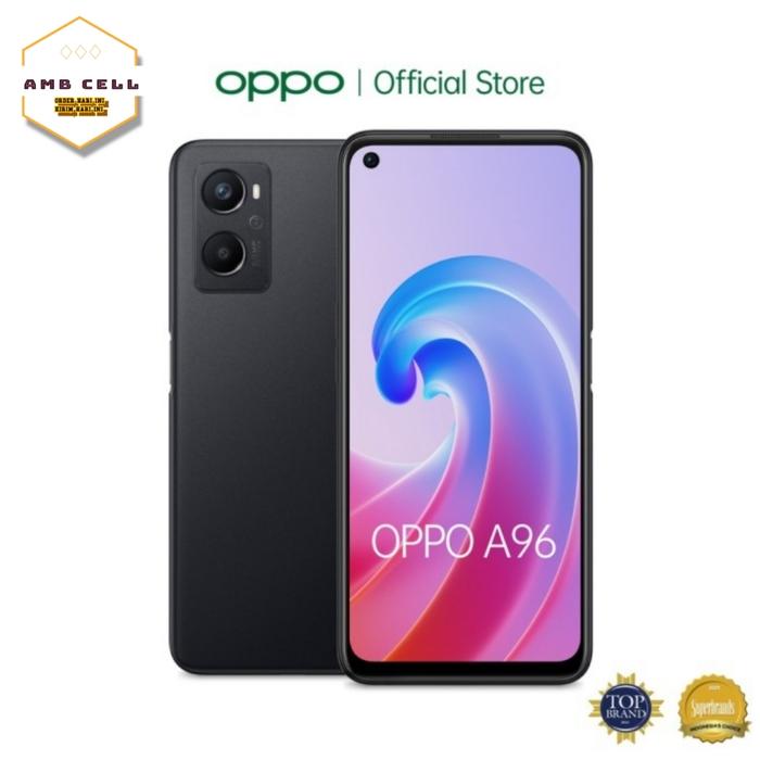 Gambar oppo a96 8/256 - Hitam dari amb cell wtc undefined Tokopedia
