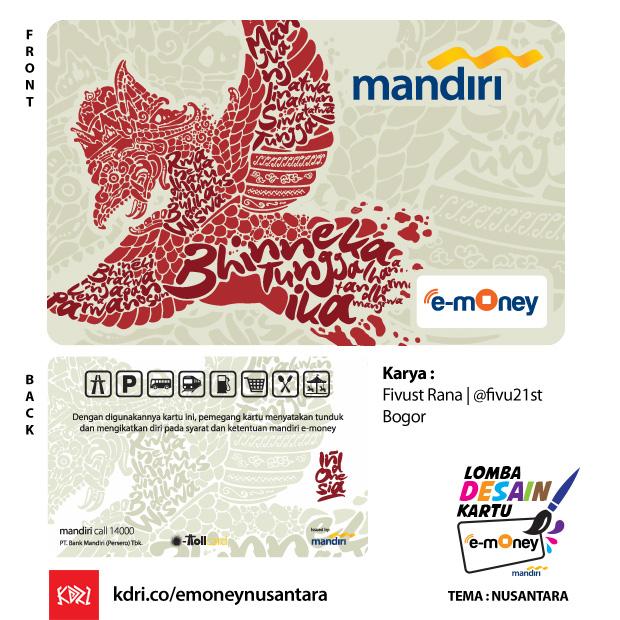 Gambar Limited Edition - eMoney Mandiri - edisi BHINNEKA TUNGGAL IKA dari Toko PEDRO's undefined Tokopedia