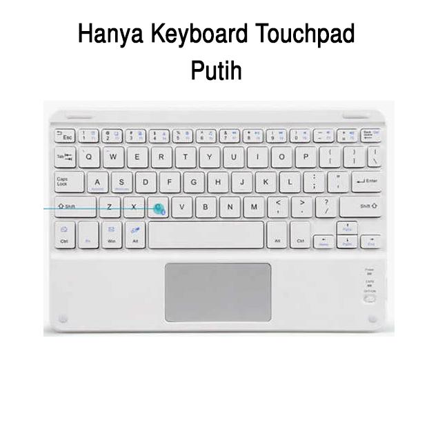 Gambar Wireless Keyboard Touchpad Bluetooth Tab iPad Android Mac Windows hp I - Putih, Hanya Keyboard dari originalnew undefined Tokopedia