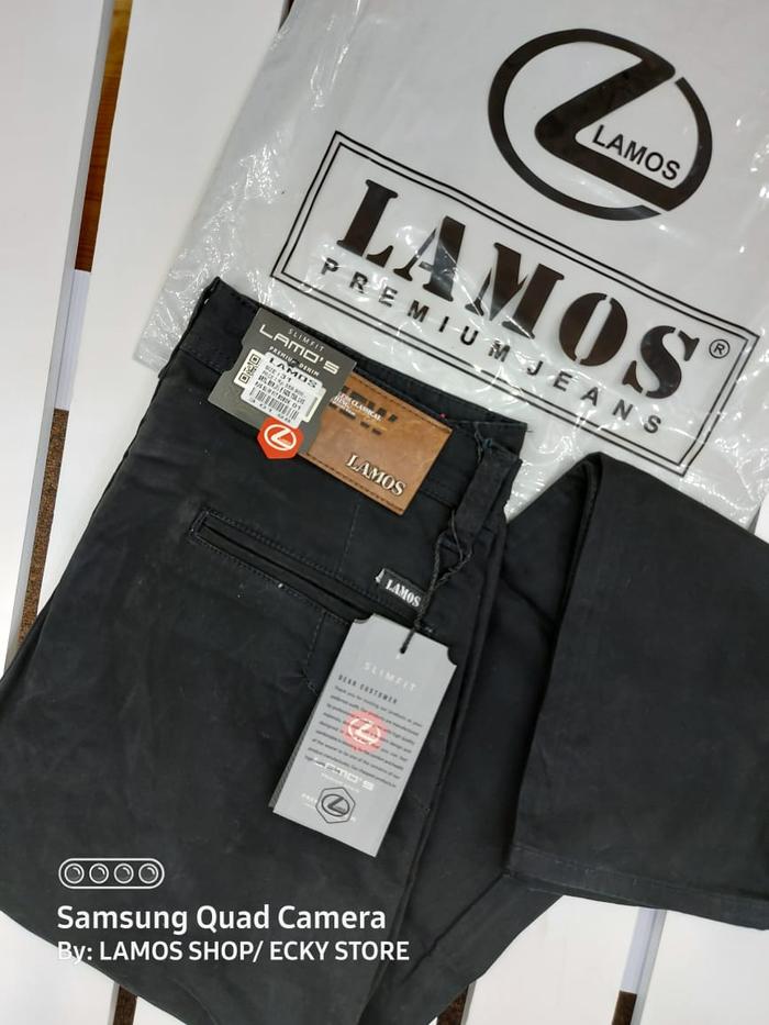 Gambar Celana Panjang Slim Fit Lamos | Celana Chino Pria 01 - Hitam, 28 dari LAMOS SPORT 33 undefined Tokopedia