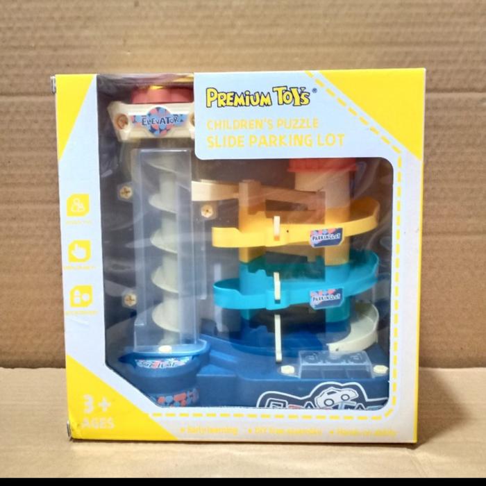 Gambar mainan edukasi diy parking mobil rail set/mainan anak dari HM (hamanda) toys undefined Tokopedia