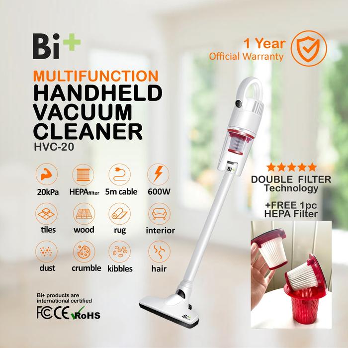 Gambar Bi+ HVC20 Handheld Vacuum Cleaner Portable dari IMMANUEL RENT undefined Tokopedia