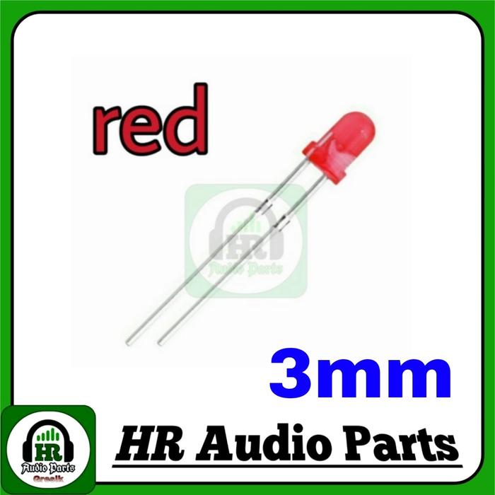 Jual Led 3mm 3 mm Lampu LED Warna Biasa Merah Kuning Hijau Red Yellow ...
