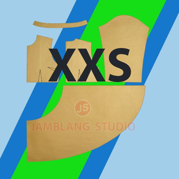 Gambar Pola Instan Kebaya Kejora Modern [ Pola Baju Jamblang Studio ] - XXS dari Jamblang Store undefined Tokopedia