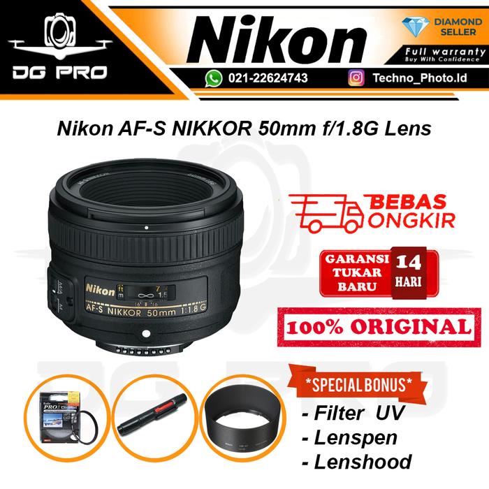 Jual Nikon AF-S NIKKOR 50mm Lensa Nikon 50mm G For