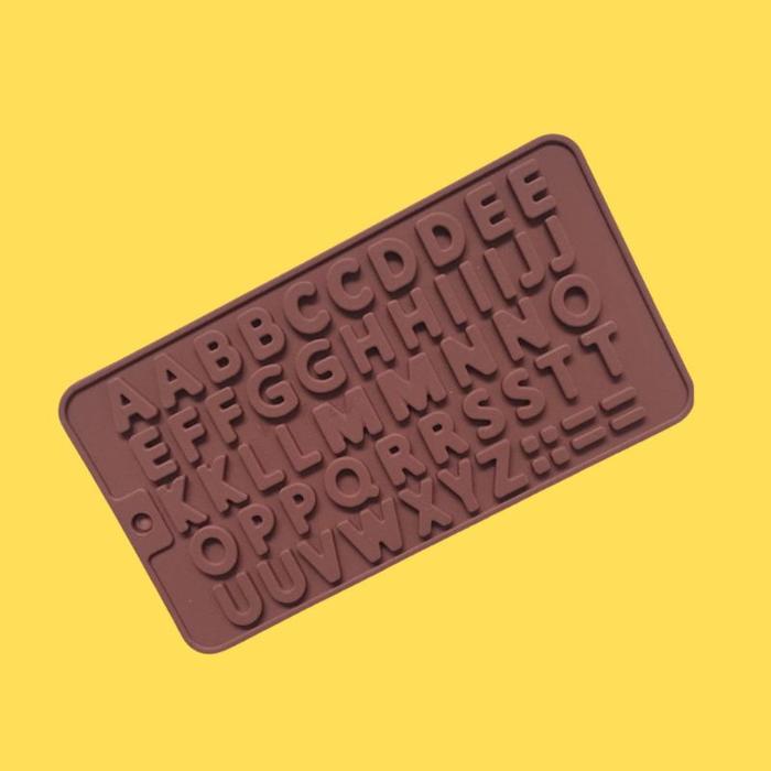 Gambar cetakan coklat silikon angka / happy birthday / cetakan kue jelly - ABCD Huruf dari IhsanPerabot undefined Tokopedia