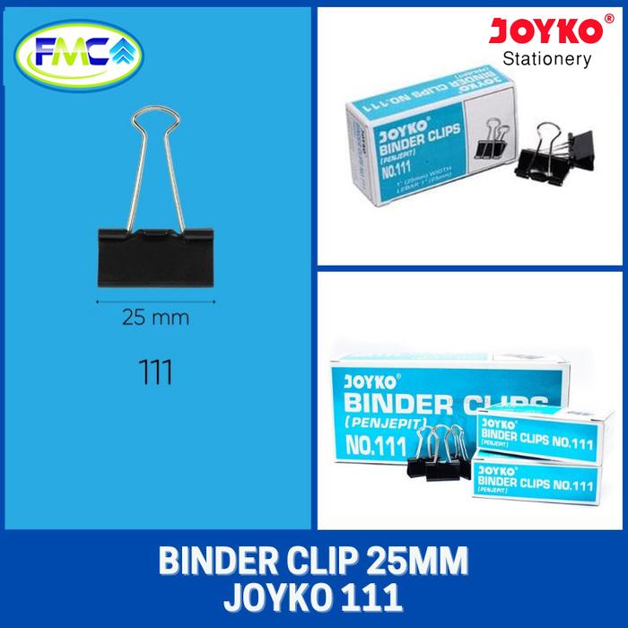 Gambar Binder Clip Joyko Besar Sedang Kecil Jepitan Kertas Paper Klip File - 111 dari FMC Gudang undefined Tokopedia