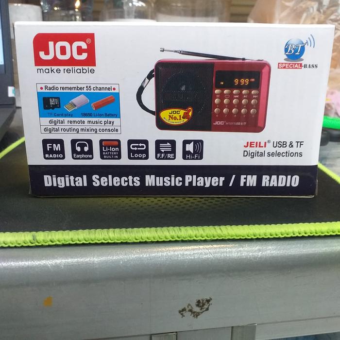 Gambar Speaker BLUETOOTH JOC H798BT / USB / MEMORY / Radio FM - JOC H-1011BT dari Toserba 173 undefined Tokopedia