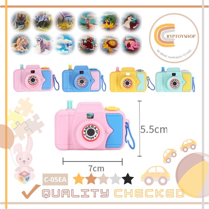 Jual MAINAN EDUKASI KAMERA BENTUK PERSEGI ISI GAMBAR ANAK NOSTALGIA