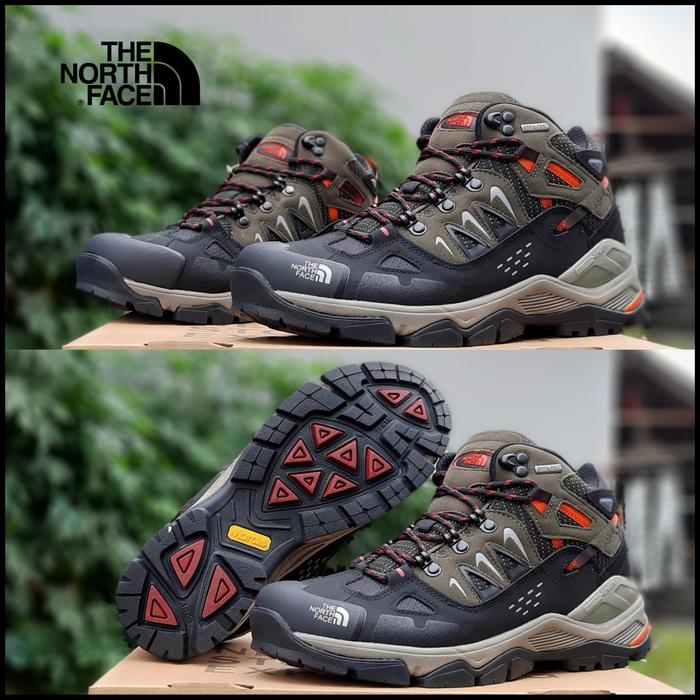 Gambar SEPATU GUNUNG TNF ORIGINAL SEPATU OUTDOOR THE NORTH FACE ORIGINAL - army, 40 dari Tokojayamakmurabadi_NEW undefined Tokopedia