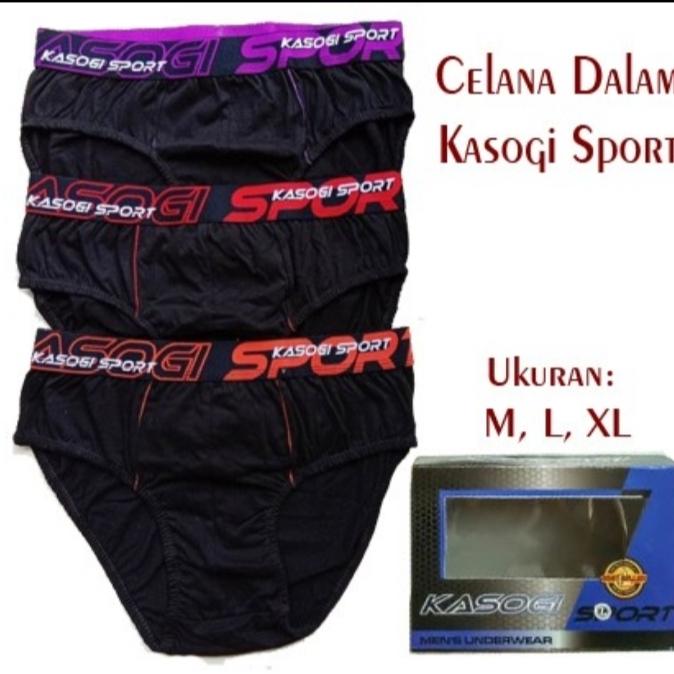 Gambar kasogi sport ~ CD CELANA DALAM PRIA segitiga ~ random xl - xl 1box dari AS JOS undefined Tokopedia