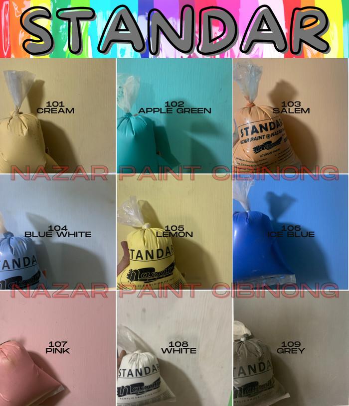 Gambar NAZAR PAINT CAT TEMBOK KILOAN STANDAR ANTI LUNTUR MURAH BERKUALITAS - 101-CREAM dari Cat Nazar Paint undefined Tokopedia