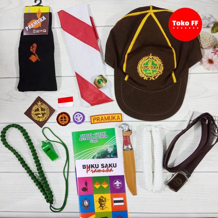 Gambar Paket Atribut Pramuka Siaga Lengkap - Putri dari Toko FF Padya. undefined Tokopedia