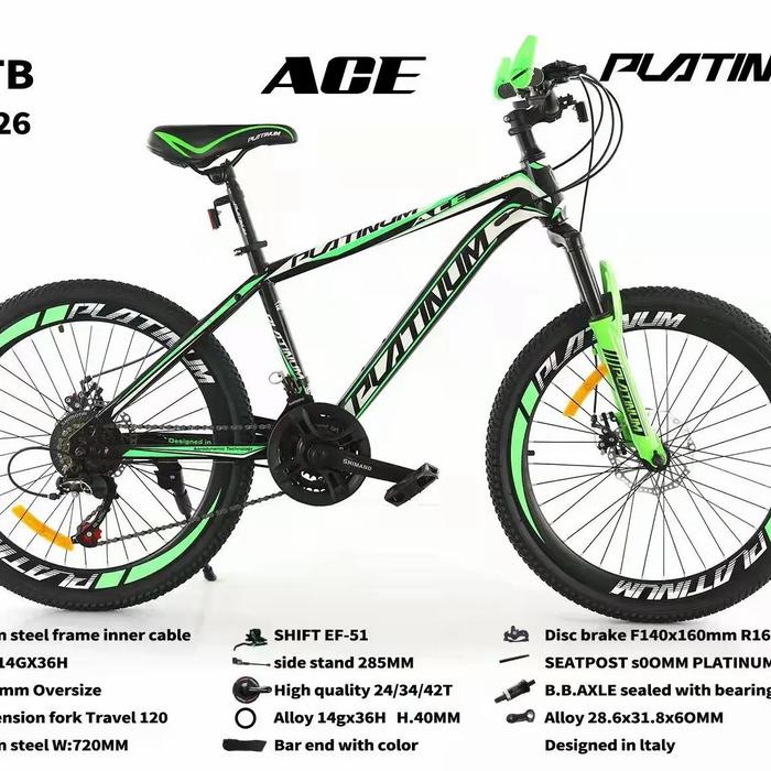 Jual PROMO Sepeda Gunung Anak Remaja Dewasa 24 26 27,5 MTB - Main Image