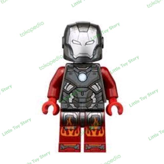 LEGO Super Heroes Iron Man Minifigure Blazer Armour Mark 22 Avenger Marvel 76166