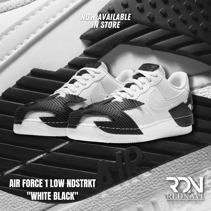 Jual Nike Air Force Low NDSTRKT White Black Original Kota