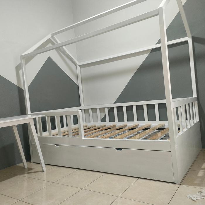 Gambar tempat tidur sleading 100x200 dari NADIRA-furniture undefined Tokopedia