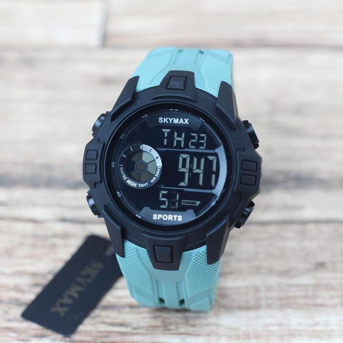 Gambar Jam Tangan Pria Murah Sport Skymax Digital Water-resistant SKM2117 - Tosca, 4.6cm dari Lucky shop666 undefined Tokopedia
