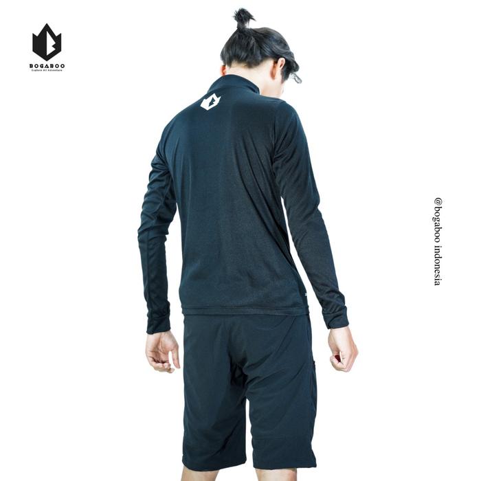 Gambar baselayer slim fit Sleeve arm baju Quickdry casual hiking style cod - Hitam, M dari KRISKA LEO SHOP undefined Tokopedia