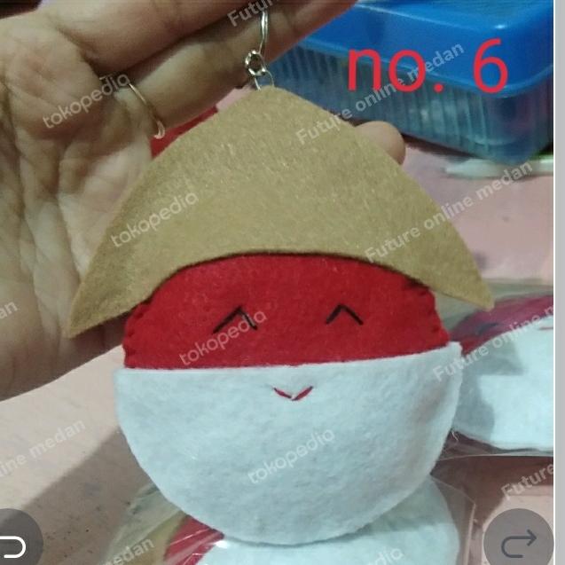 Gambar Boneka Sepak Bola Dunia Country Ball flanel bendera negara brazil indo - no6 dari Future online medan undefined Tokopedia