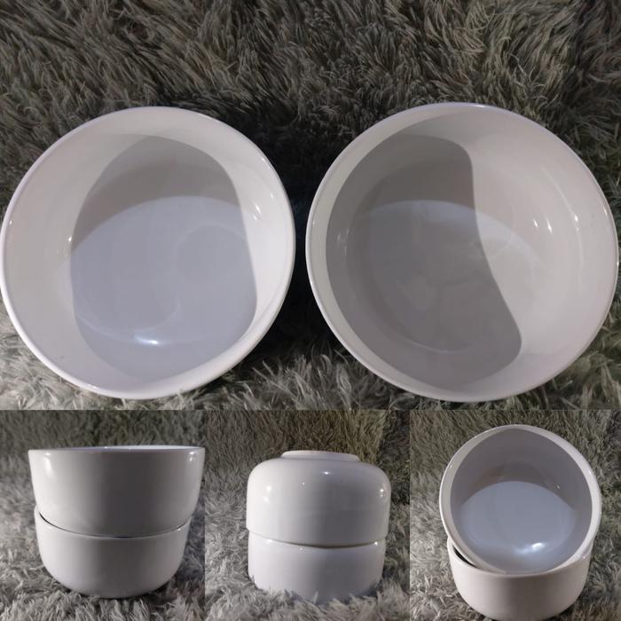 Gambar MANGKOK-MANGKUK Keramik-mangkok polos-mangkuk polos -mangkok warna - Putih, PACKING BIASA dari TOKO SERBA ADA YUK undefined Tokopedia