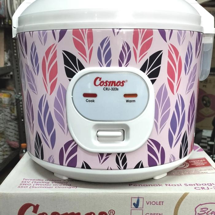 Gambar Majicom/ Rice Coker /Penanak Nasi COSMOS CRJ 323 S 1,8L - Violet, Packing plastik dari MANDIRI ELEKTRIK TSM undefined Tokopedia