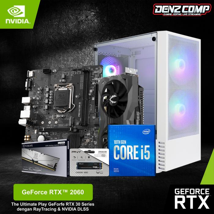 Jual MOONTECH PC GAMING |INTEL i5-10400F I 16GB I256GB NVME I1TB I