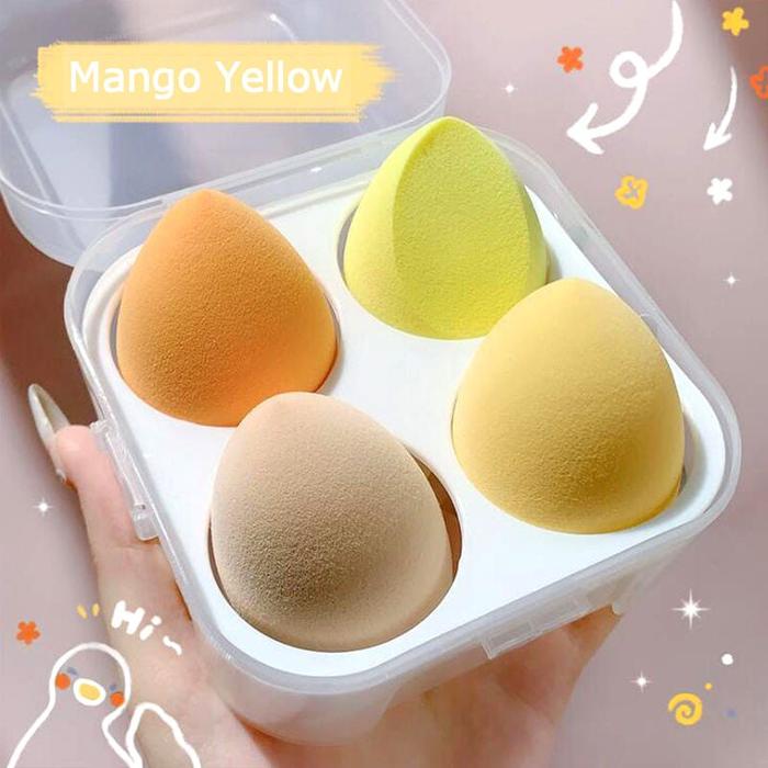 Gambar 4 Pcs Set Spons Beauty Blender Sponge /Make Up Tools / Spons Blender / - SponIsi 4Kuning dari Cream RD CV HJ Arni Ori undefined Tokopedia