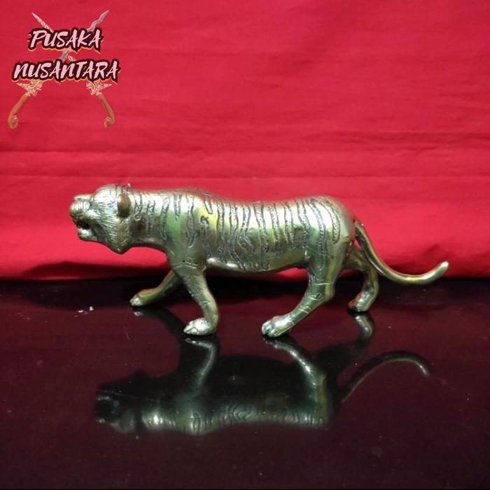 Gambar Patung Harimau / Patung Macan Antik - Kuning dari Pusaka Nusantara 01 undefined Tokopedia