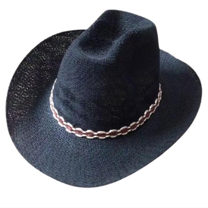 Gambar Topi Koboi/Topi Koboy/Topi Cowboy Rajut IMPORT - Hitam, Dewasa dari ReyVan Fashion Store undefined Tokopedia