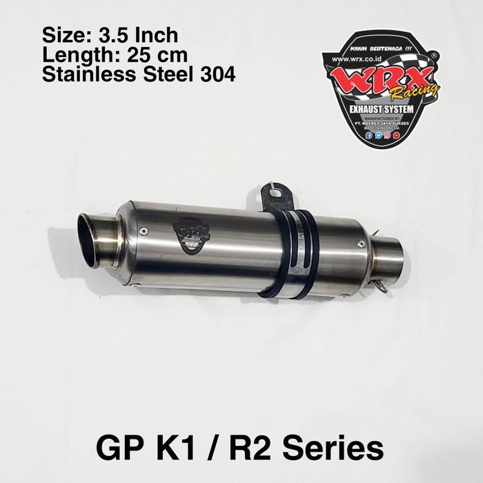 Gambar Knalpot WRX GP SS K175 SE MX King - K1 25cm dari WRX Official undefined Tokopedia