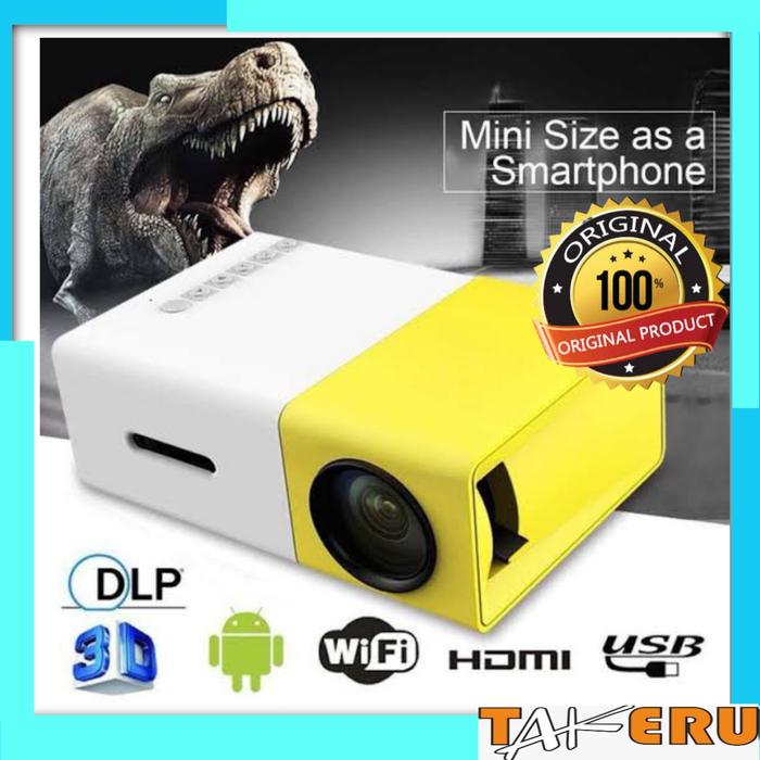 Gambar Projector Mini YG300 LED Proyektor Portable dari TAKERU STORE undefined Tokopedia