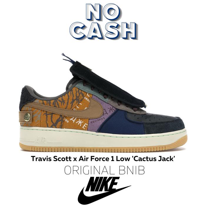 Jual Nike Air Force Low Travis Scott Cactus Jack Original BNIB