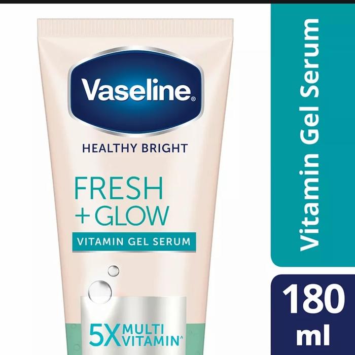 Gambar vaseline body serum soft glow 180 ml - hijau glow dari rarasita tokoterlaris Kab. Demak Tokopedia