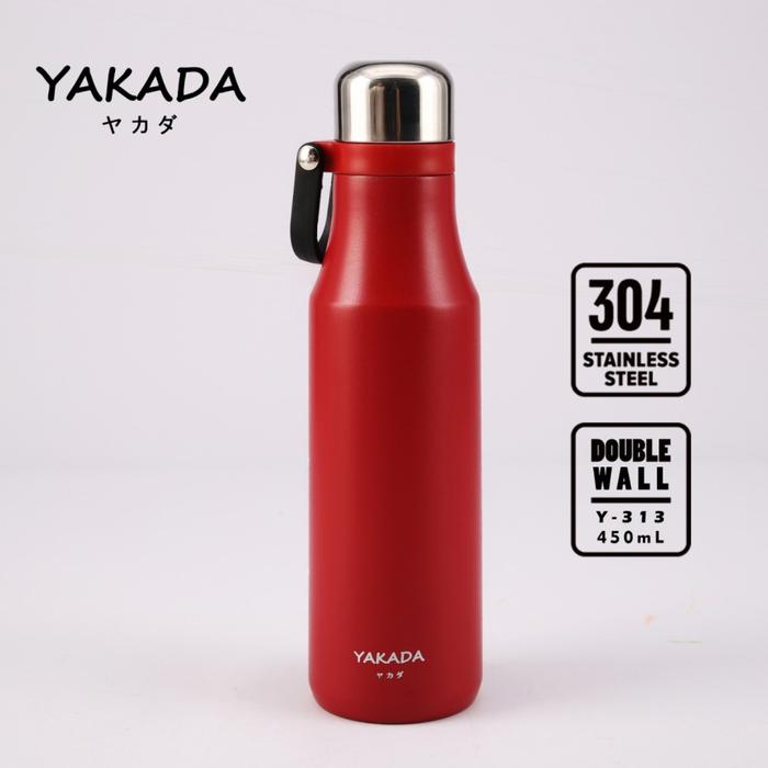 Gambar Orinoco Botol Thermos Stainless 304 Y-313 Leakproof Tahan Panas 450 ML - Merah dari Kioslunchbox bogor undefined Tokopedia