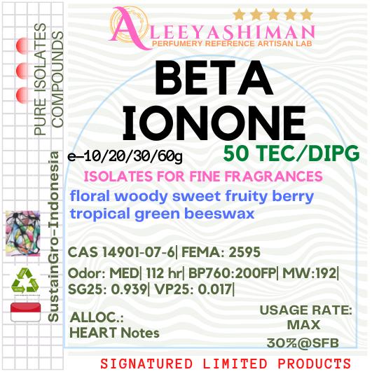 Gambar Aleeyashiman Pure Isolate BETA IONONE EXTRA - 20g dari SustainGro-Indonesia undefined Tokopedia