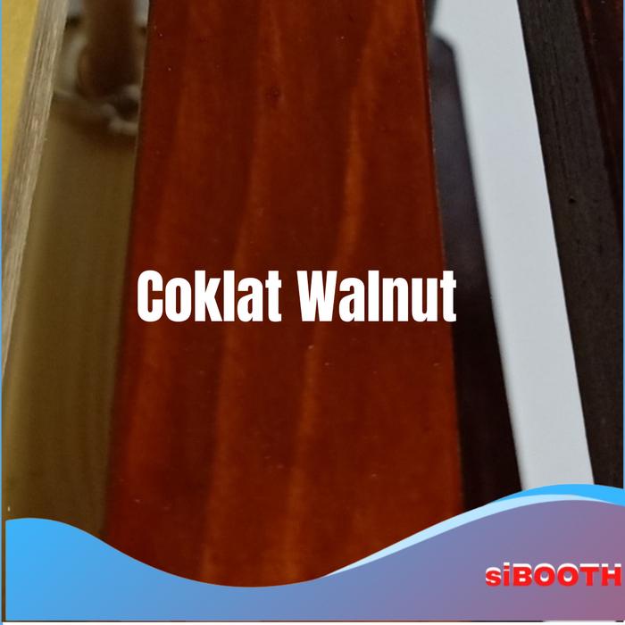 Gambar Standing menu A5 kayu tempat menu - Coklat Walnut dari sibooth undefined Tokopedia
