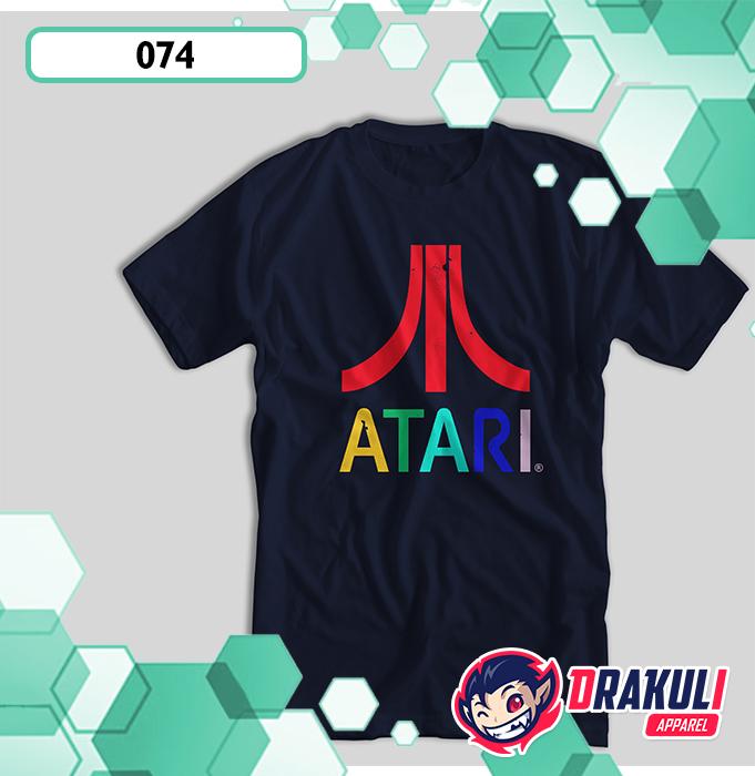 Gambar T Shirt 074 Atari - Navy, M dari Drakuli Games Store undefined Tokopedia