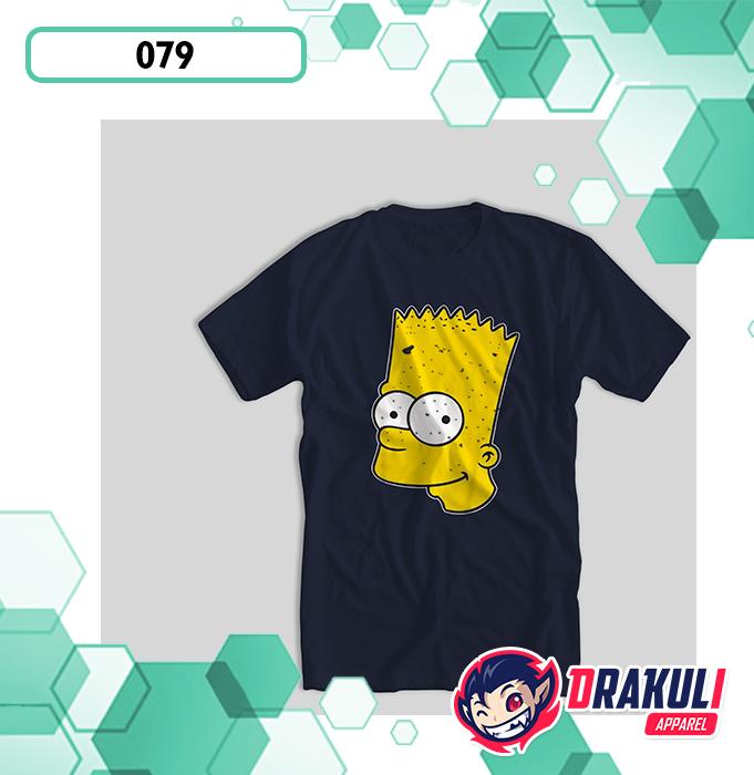 Gambar T Shirt 079 Bart Simpson - Navy, XL dari Drakuli Games Store undefined Tokopedia