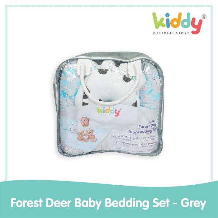 Gambar Bedding Set Baby / Baby Bedcover Set / Alas Tidur Bayi - 2639 - Abu-abu dari Bayi Kiddy Makassar undefined Tokopedia