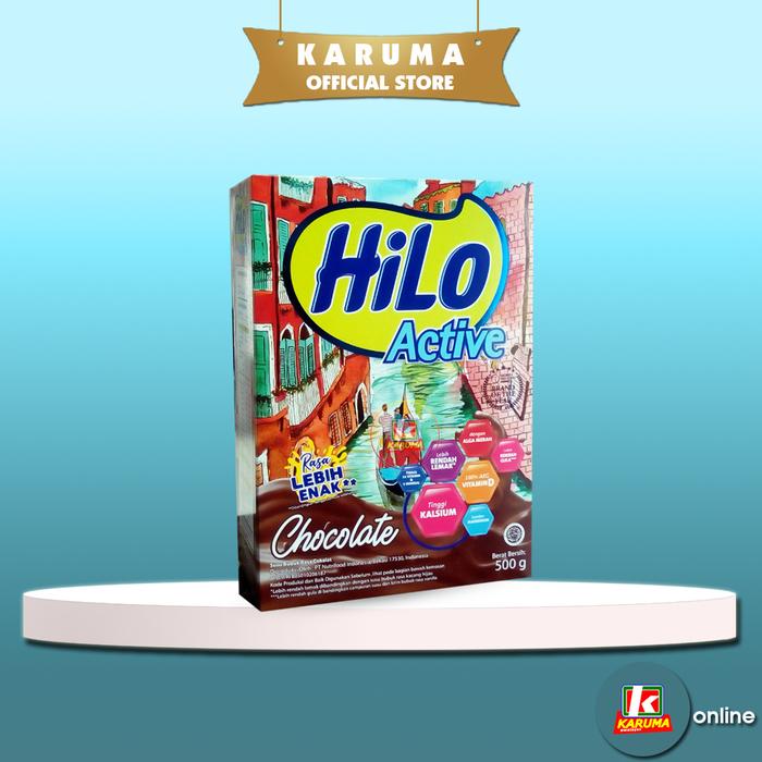 Gambar Susu HILO Active 500gr, Hilo Active Chocolate & Vanila 500gr - Coklat dari karumaswalayan undefined Tokopedia