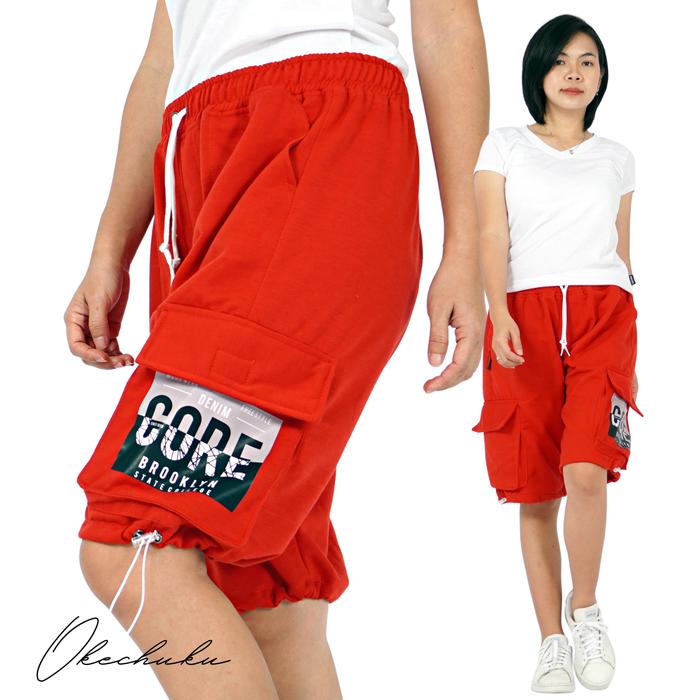 Gambar Okechuku ZECK Celana Training Pendek Sablon Celana Olahraga Pendek - Merah, M/L dari Okechuku undefined Tokopedia