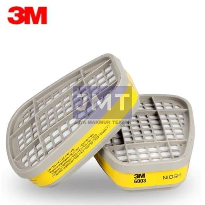 Gambar Masker Respirator 3M 6200 Filter Cartridge 6003 6006 Original - 6003 Only dari Jaya Makmur Teknik undefined Tokopedia